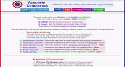 Desktop Screenshot of accuratedemocracy.com